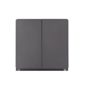 QLA 2 Gang Switch – Grey Finish