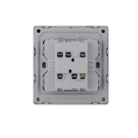 QLA 2 Gang Switch – Grey Finish